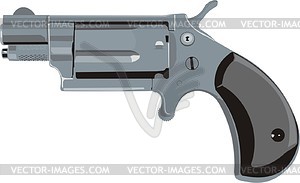 Револьвер - изображение в векторном формате