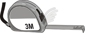 Tape-measure - vector clipart