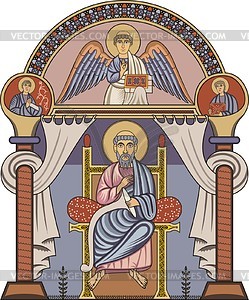 St. Matthew - vector clipart