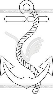 Anchor - color vector clipart