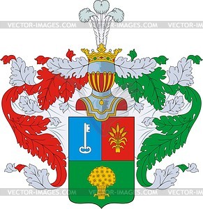 Andreev, family coat of arms - vector clipart