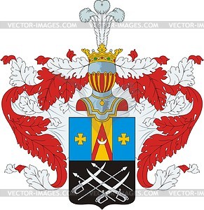 Anokhin, family coat of arms - vector clipart