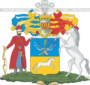 Baranov, family coat of arms - vector clipart