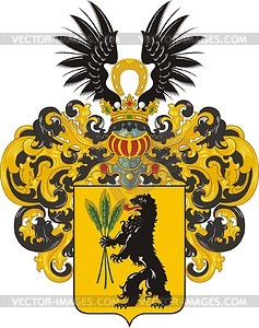 Belyaev, family coat of arms - vector clipart