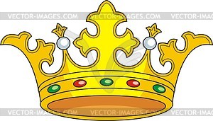 Heraldic rank crown - vector image