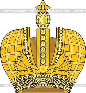 Russian imperial crown - vector image