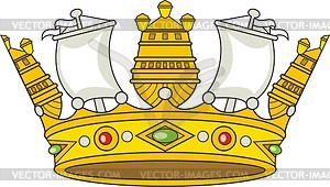 Naval crown - vector clipart