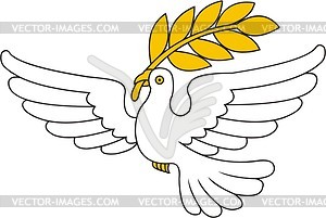 Dove - vinyl EPS vector clipart