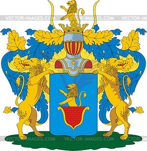 Elagin, family coat of arms - vector clipart