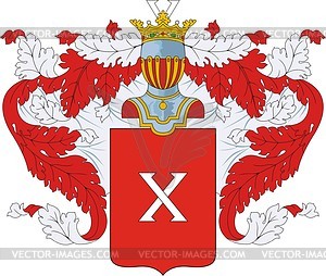 Голынские, фамильный герб - векторный клипарт