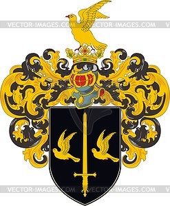 Gorlov, family coat of arms - vector clipart