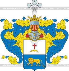 Gotovtsev, family coat of arms - vector clipart