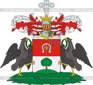 Lavrov, family coat of arms - vector clipart