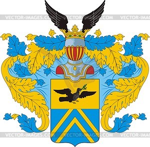 Makarov, family coat of arms - vector clipart