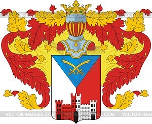 Pestov, family coat of arms - vector clipart