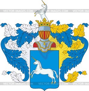 Романовские, фамильный герб - векторный клипарт