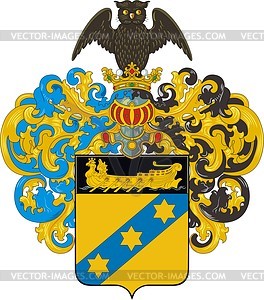 Strugovshchikov, family coat of arms - vector clipart