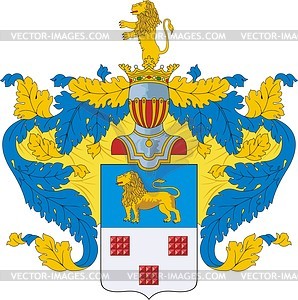 Sukharev, family coat of arms - vector clipart