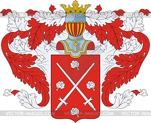 Sumarokov, family coat of arms - vector clipart