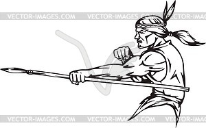 American Indian - vector image