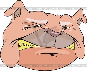 Bulldog - vector clip art