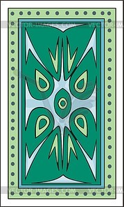 Back of playing card - vector EPS clipart