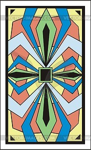 Back of playing card - vector image