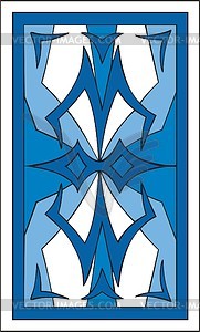 Back of playing card - vector image