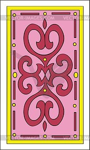 Back of playing card - vector clipart