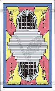 Back of playing card - vector image