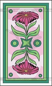 Back of playing card - vector image