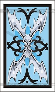 Back of playing card - vector image