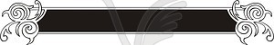Ornamental panel - vector clipart