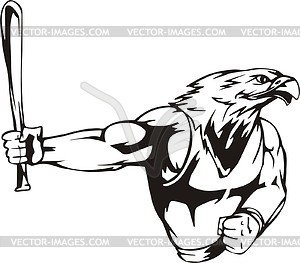 Eagle mascot - vector EPS clipart