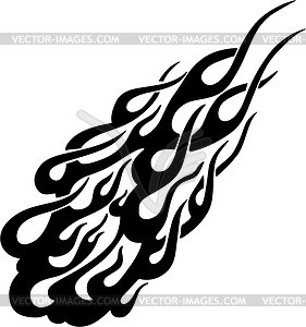 Flame tattoo - vector clip art