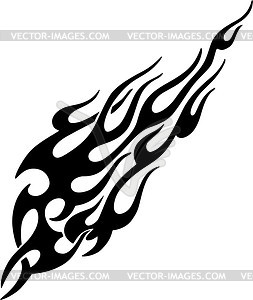 Flame tattoo - vector image