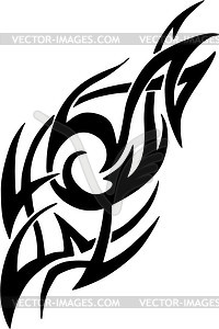 Flame tattoo - vector EPS clipart