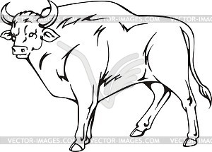 Gaur - vector clip art