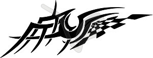 Racing graphics - vector clip art