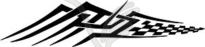 Racing graphics - vector EPS clipart