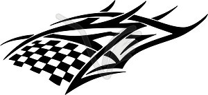 Racing graphics - vector clipart