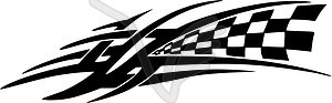 Racing tattoo - vector clipart