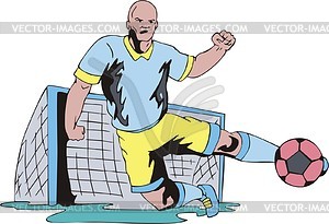 Goalkeeper - vector clipart