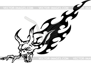 Vampire flame - vector image