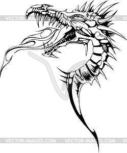 Dragon - vector image