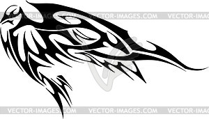 Bird tattoo - vector clipart