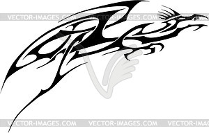 Dragon tattoo - vector image