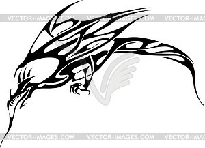 Dragon tattoo - vector clipart