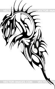 Dragon tattoo - vector EPS clipart