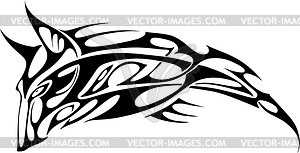 Wolf flame - vector clipart